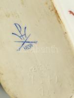 Herendi Eton mintás cipőcske. Kézzel festett, jelzett, hibátlan. 10 cm