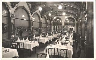 1931 Budapest VII. Debreczen étterem belső. Rákóczi út 88.