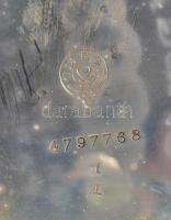 Ezüst (Ag) omega zsebóra. Jelzett, monogramos tok, jelzett szerkezet. Elindul, de tisztításra szorul...
