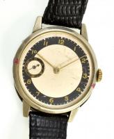 Modern Patek Philippe replika  automata karóra bőr szíjjal (csak sérült) d: 44 mm + régi kézi felhúz...