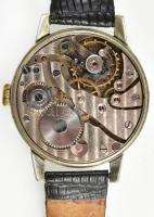 Modern Patek Philippe replika  automata karóra bőr szíjjal (csak sérült) d: 44 mm + régi kézi felhúz...