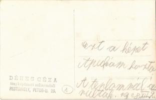 1928 Budapest XV. Pestújhely, Református templom. Dénes Géza fényképészeti műterméből, photo