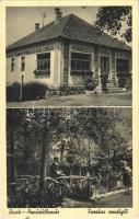 1930 Recsk-Parád, Fazekas András vendéglője és szállodája, étterem a vasútállomás mellett