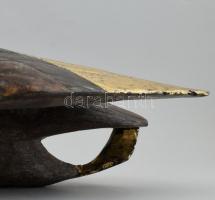 Fából faragott vadkacsa Kézzel festett. 29 cm