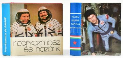 Interkozmosz, Valerij Rjumin naplója 2 db sorszámozott űrhajós minikönyv