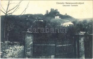1927 Bakonyszentkirály, Cseszneki vár. Szilágyi Arthur műterméből (ázott / wet damage)