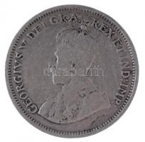 Ciprus 1921. 4 1/2P Ag "V. György" T:2- 
Cyprus 1921. 4 1/2 Piastres Ag "George V&qu...
