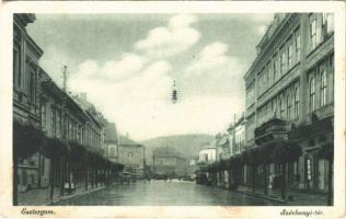 1929 Esztergom, Széchenyi tér, üzletek (fl)