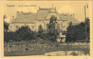 Temesvár, Timisoara; Kir. áll. felsőbb leányiskola / girl school