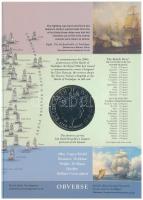 Nagy-Britannia 2005. 5P Cu-Ni "Trafalgar-i csata 200. évfordulója" karton dísztokban, ango...