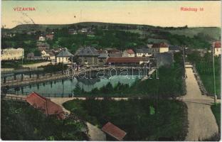 1911 Vízakna, Salzburg, Ocna Sibiului; Rákóczy tó. Budovsky L. kiadása / spa, lake
