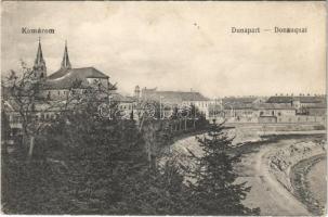 1916 Komárom, Komárnó; Dunapart / Donauquai / quay