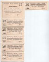 Nagykanizsa 1926. "Nagykanizsai Takarékpénztár Részvénytársaság" 25 részvénye egyben, össz...