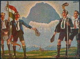 cca 1930 Utazás Erdélybe irredenta reklám kártya 10x8 cm
