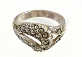 Ezüst (Ag) gyűrű Jelzett, 5,76 g m 56