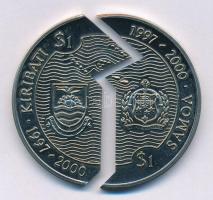 Kiribati 1997. 1$ Cu-Ni "Tempora Mutantur" + Szamoa 1997. 1$ Cu-Ni "Tempora Mutantur&...