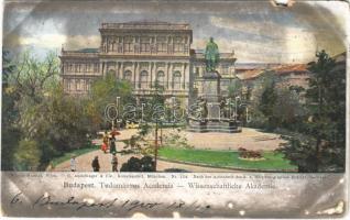 1900 Budapest V. Tudományos Akadémia. Walter Haertel. C. Andelfinger & Cie. Kunstanstalt Nr. 154. Nach der Aufnahme des k.k. Hofphotographen Erdélyi (b)