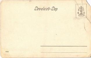 1905 Budapest VII. Kerepesi út (Rákóczi út), lóvasút, háttérben a Keleti pályaudvar (EM)