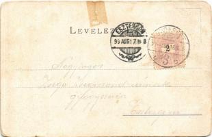 1899 Budapest XII. Zugliget, Fácán telep a Remetesziklával, villa. Divald Károly 171. sz. (b)