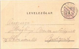 1899 Budapest XIV. Ős Budavár, Szent György tér. Sterk Izsó kiadása