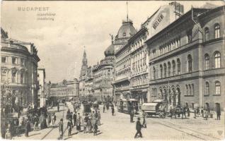 Budapest VIII. József körút, villamos, Hotel Rémi szálloda, M. Kir. Technológiai és iparmúzeum (EK)
