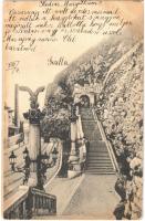1905 Budapest XI. Szent Gellért-hegyi feljáró, villamos (fl)