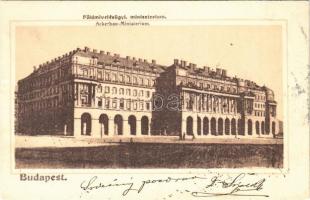 1901 Budapest V. Földművelésügyi Minisztérium (Rb)