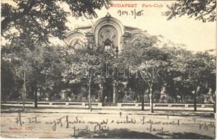 1904 Budapest XIV. Városliget, Park Club (Rb)
