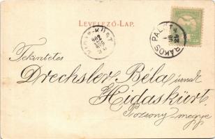 1902 Budapest VIII. Nemzeti Színház, Kossuth Lajos utca, Dober Ede üzlete
