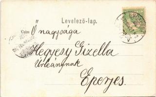 1902 Budapest VI. Nyugati pályaudvar, vasútállomás, villamos. Schwarcz Jakab kiadása (EK)