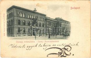 1899 Budapest VI. Andrássy út, Országos Mintarajziskola (Magyar Képzőművészeti Egyetem) (EK)