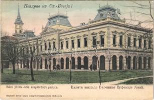 1905 Óbecse, Stari Becej; Báró Jóvits féle alapítványi palota / palace