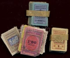 1910-1940 kb 200-250 db átnézetlen okmánybélyeg