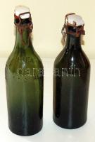 2 db háború előtti csatos üveg