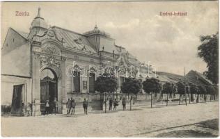 1913 Zenta, Senta; Endrei intézet, leány iskola / girl school