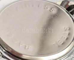 Ogyawatch kvarc karóra rozsdamentes fém tokkal, fém pánt. újszerű állapotban d: 42 mm