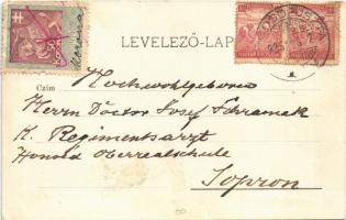 Wien, Vienna, Bécs (?); Gruss aus dem Schweizerhaus. Phot. von Géza v. Németh / hotel