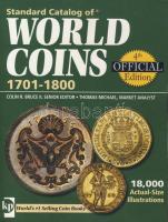 Világ pénzérméi katalógus 1701-1800 - Standard Catalog of WORLD COINS 1701-1800 (4. kiadás, legújabb!), használatlan!