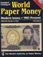 Világ bankjegyei katalógus 1961-napjainkig (2008) 14.kiadás CD-ROM-mal - Standard Catalog of World Paper Money 1961-date, használatlan!