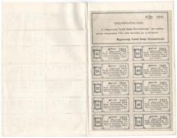 Budapest 1912. "Magyarországi Tanítók Bankja Részvény-Társaság" részvénye 100K-ról (2x) so...