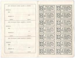 Budapest 1912. "Magyarországi Tanítók Bankja Részvény-Társaság" részvénye 100K-ról (2x) so...