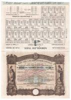 Budapest 1906. "Pesti Hazai Első Takarékpénztár-Egyesület" 100K-ról szóló nyereménykötvény...