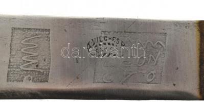 Nagy méretű mexikói bozótvágó kés (53 cm), bőr tokkal