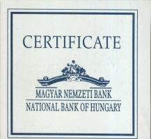 1999. 3000Ft Ag "Államalapítás 1000. évfordulója" T:PP Csak 5000db! Tanúsítvánnyal!