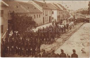 1907 Nezsider, Neusiedl am See; körmenet / procession. photo (EK)