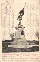 1908 Denkmal des Garde-Grenadier-Regiment No. 3. Königin Elisabeth bei Amanweiler / German military monument (EK)