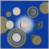 2000. 1Ft-5Ft (3xklf) HIÁNYOS forgalmi sor szettben + "200Ft Millenium" T:BU Adamo FO33