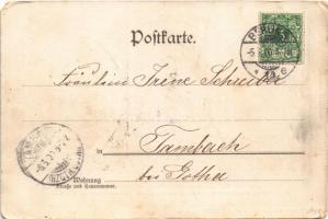 1900 Zur Erinnerung an den hohen Besuch Kaiser Franz Josef I. von Österreich in Berlin, anlässlich d...