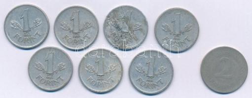 1946. 1Ft Al "Kossuth-címer" (5x) + 1947. 1Ft Al "Kossuth-címer" + 1949. 1Ft Al ...