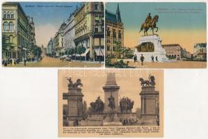Budapest - 7 db régi képeslap / 7 pre-1945 postcards